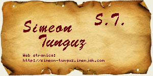 Simeon Tunguz vizit kartica